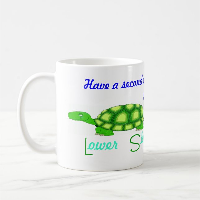 Mug Abaissez le Delaware plus lent (Gauche)