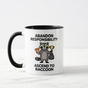 Mug Abandonner la responsabilité, devenir un mème de r