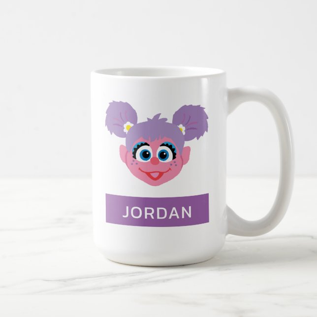 Mug Abby Cadabby | Face de fleurs | Ajouter Votre Nom (Droite)