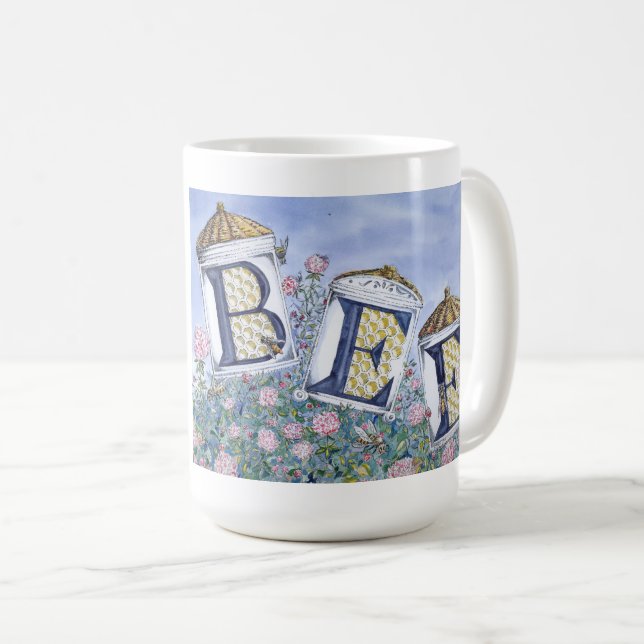Mug "ABEILLE" 15oz (Devant droit)