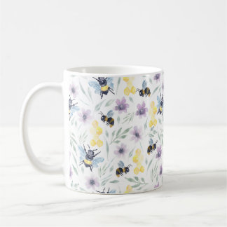 Mug Abeille aquarelle Motif