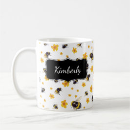 Mug Abeille de bosse personnalisée