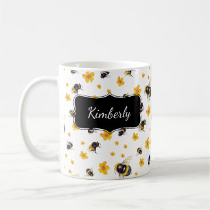 Mug Abeille de bosse personnalisée