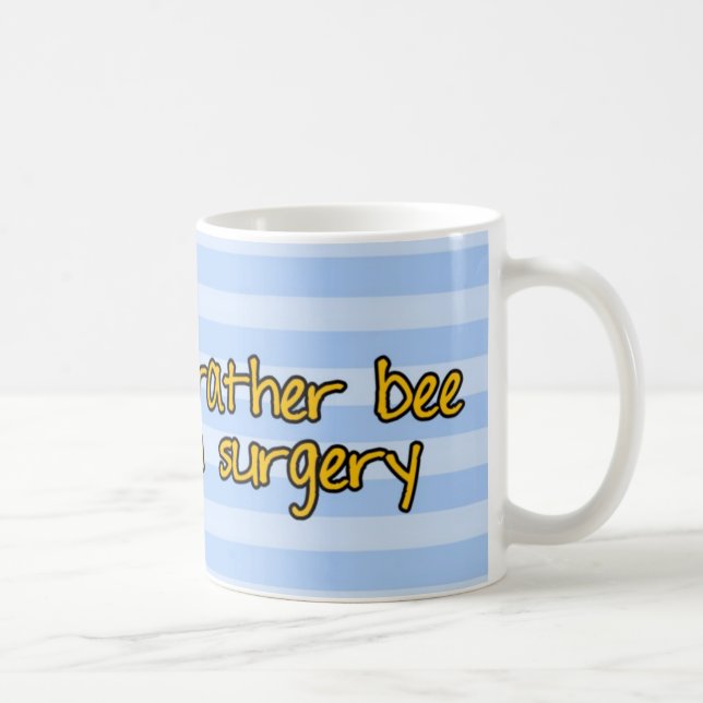 Mug abeille de travailleur - docteur (Droite)