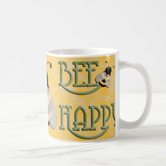 Mug Abeille heureuse (Droite)