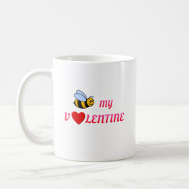 Mug Abeille rouge valentin