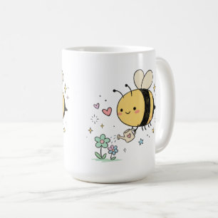 Mug Abeille Sauvage Fleurs Pollinisateur pour Jardinie