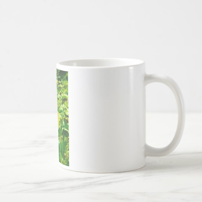 Mug Abeille sur tournesol jaune (Droite)