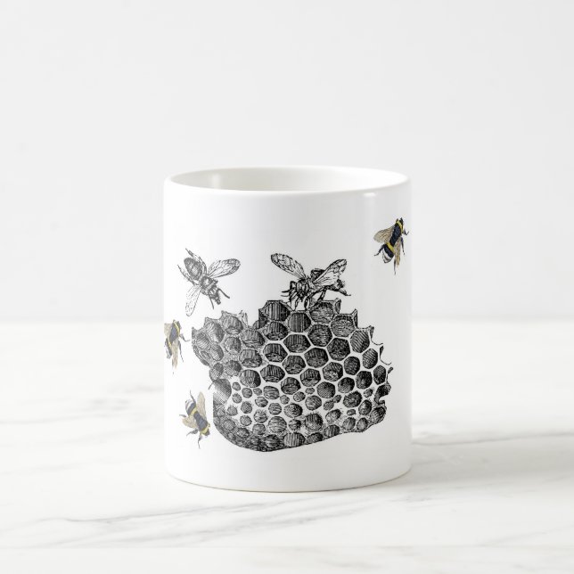 Mug Abeilles vintages (Centre)