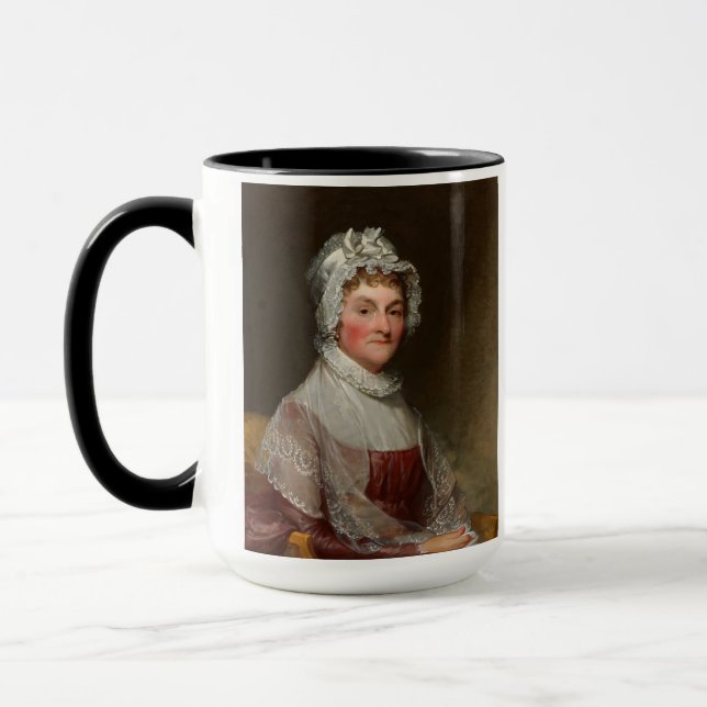 Mug Abigail Smith Adams par Gilbert Stuart (Gauche)