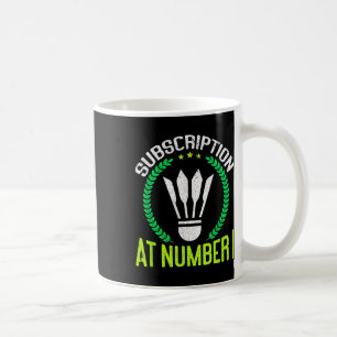 Mug Abonnement au numéro 1 de Badminton drôle