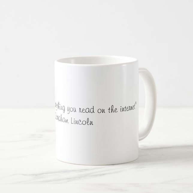 Mug Abraham Lincoln (Devant droit)