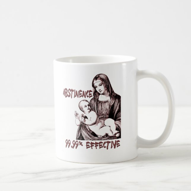 Mug Abstinence :  99,99% Efficace (Droite)