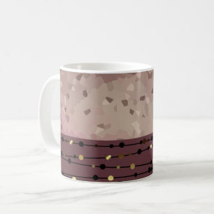 Mug Abstract, brown, rose, rose