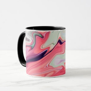 Mug Abstract elegant fluide marble liquide