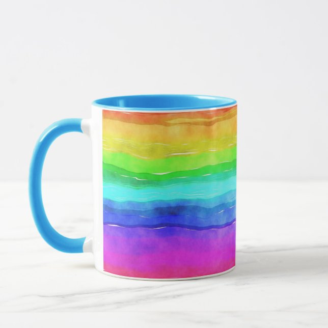 Mug Abstract Watercolor (Gauche)