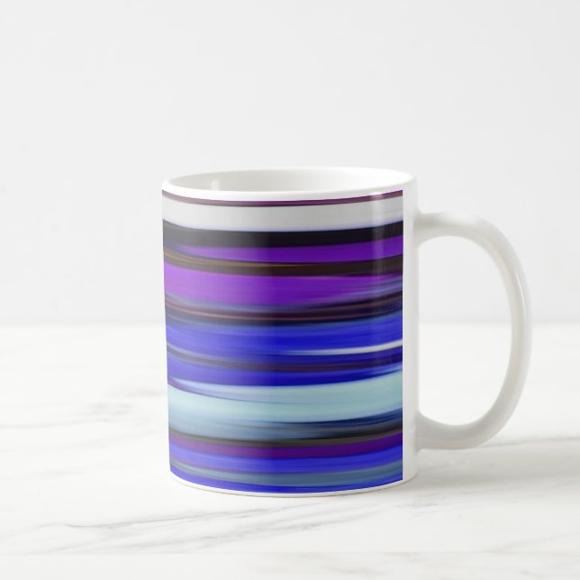 Mug Abstrait #2 : Flou ultraviolet (Droite)