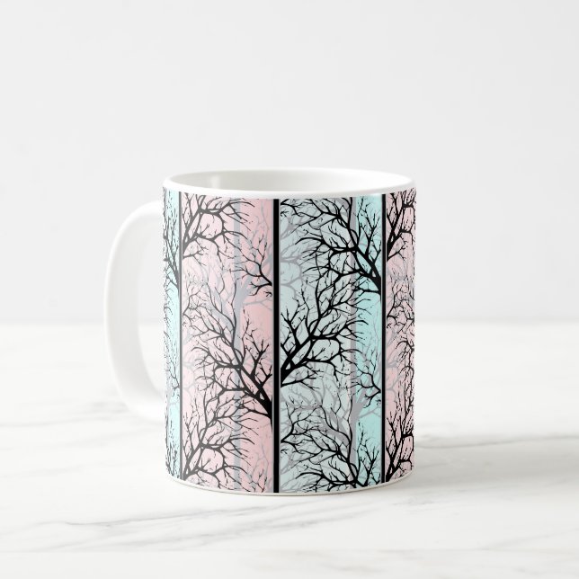 Mug Abstrait, arbres (Devant gauche)