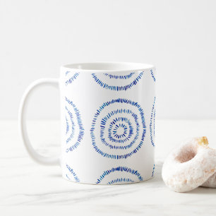 Mug Abstrait Bleu brosse côtier