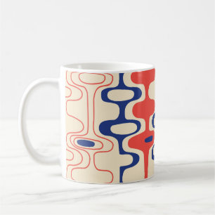 Mug Abstrait du milieu du siècle : design moderne et t