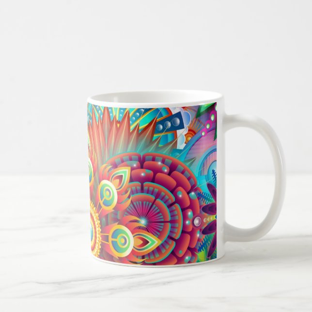 Mug Abstrait dynamique (Droite)
