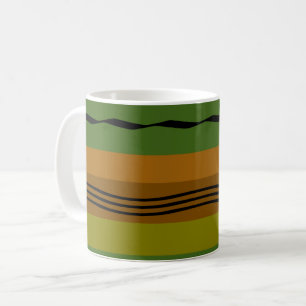 Mug Abstrait élégant motif géométrique moderne