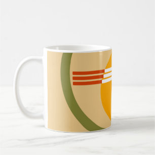 Mug Abstrait moderne du milieu du siècle 