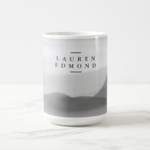 Mug Abstrait moderne professionnel noir et blanc