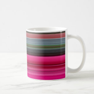 Mug Abstrait n° 1 : Cerise et gris