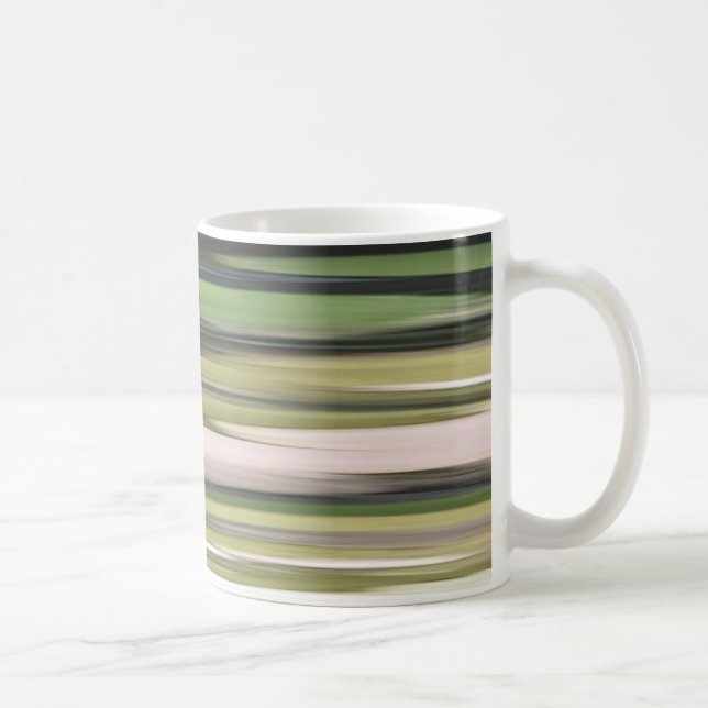 Mug Abstrait n° 2 : Flou vert olive (Droite)