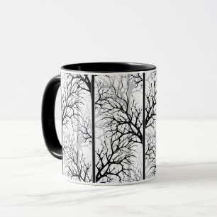 Mug Abstrait noir et blanc