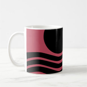 Mug Abstrait rose profond du Bauhaus