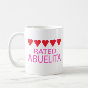 Mug Abuelita, cinq coeurs