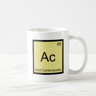 Mug Ac - Symbole de l'élément de chimie contemporaine 