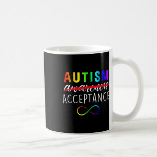 Mug Acceptation Non Conscience Drôle Rouge Plutôt Auti