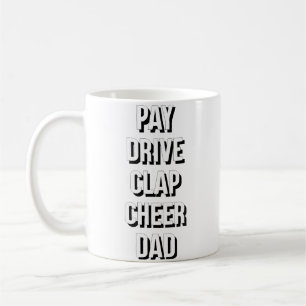 Mug Acclamer Papa Payer Conduire Applaudir Cheerleadin