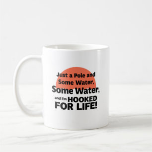 Mug Accroché pour la vie pêche