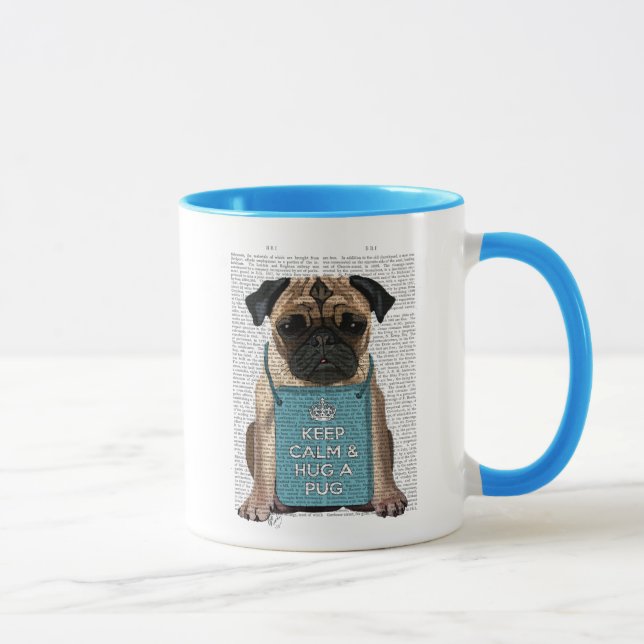 Mug Accrocher un Carlin (Droite)