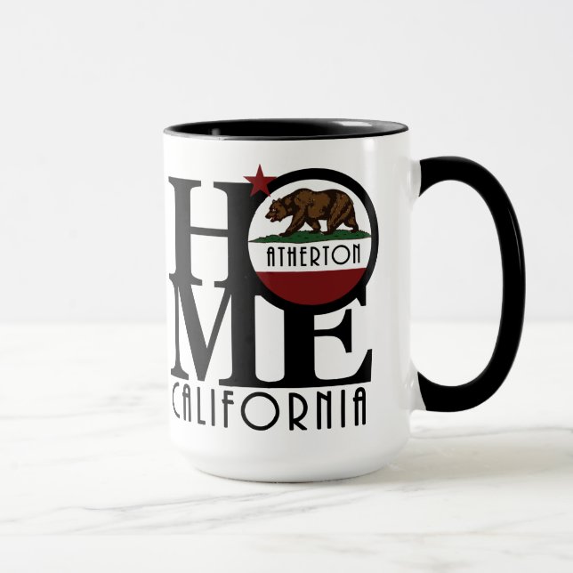 Mug ACCUEIL Atherton California 15oz (Droite)
