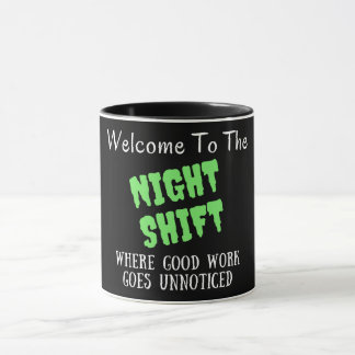 Mug Accueil au poste de nuit