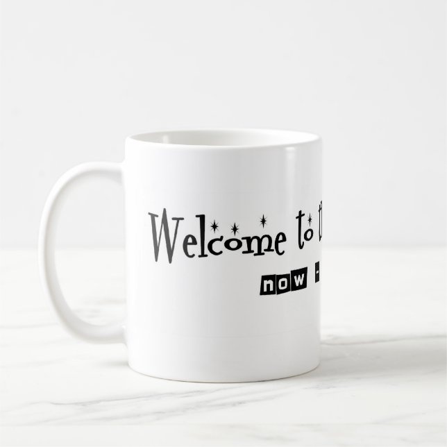 Mug Accueil au secteur de tour ! (Gauche)