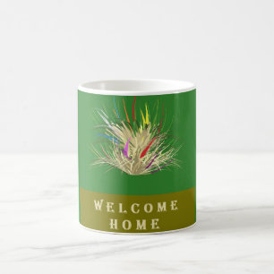 MUG ACCUEIL DESIGN TERRE COULEURS DEUX TONE VERT