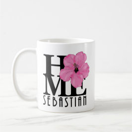 Mug ACCUEIL Hibiscus rose sebastien 11oz