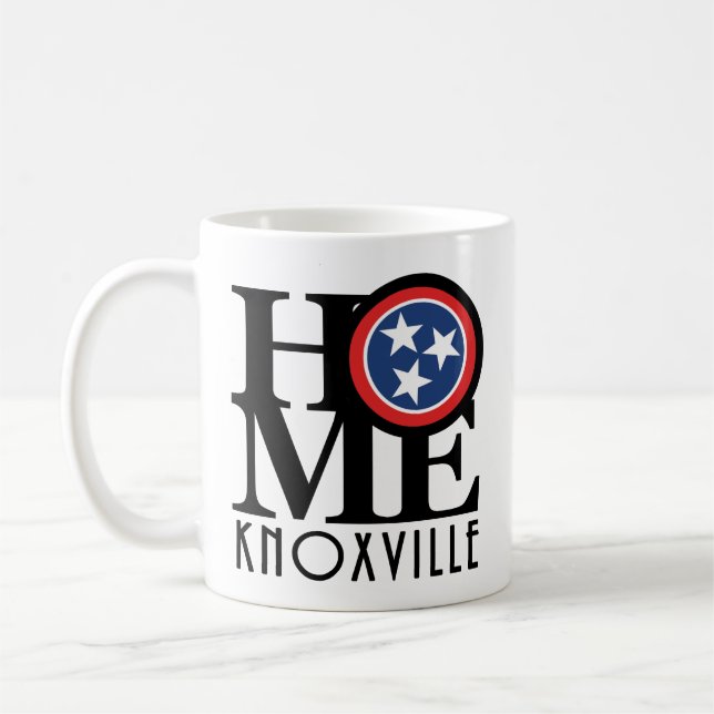 Mug ACCUEIL Knoxville Tennessee 11oz (Gauche)