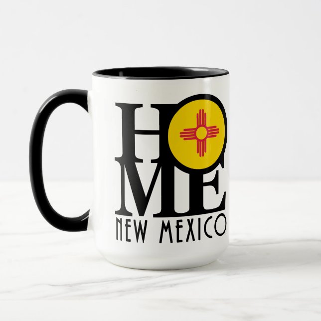 Mug ACCUEIL Nouveau-Mexique 15oz (Gauche)
