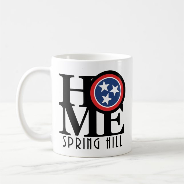 Mug ACCUEIL Spring Hill Tennessee 11oz (Gauche)