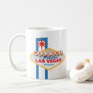 Mug "Accueillez signe iconique de Las Vegas au Nevada