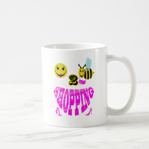 Mug achats heureux de 2 abeilles