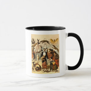 Mug Acte qualifié 1899 de chien - affiche vintage de