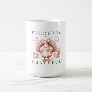 Mug Action de grâce de dinde de chute de coutume quoti